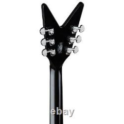 Dean V 79 Flame Top Electric Guitar, Trans Black #V 79 TBK