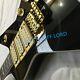 Destroyer Electric Guitar 1984 Dt155 Black Mahogany Body Gold Hardware Fr Bridge