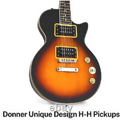 Donner DL-124 Electric Guitar, For Beginner Set, Convenient to carry, From Japan//