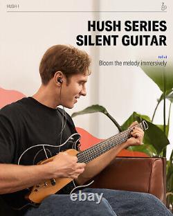 Donner HUSH-I Headless Acoustic Electric Guitar Set With Earphone Silent Pratice