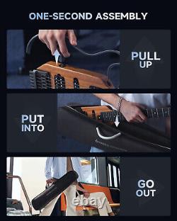 Donner HUSH-X Headless Electric Guitar Set Humbucker Single Coil HS Pickups