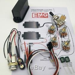 EMG Electric Guitar Active Preamp Pickups Humbucker Set 81 85 Wiring Pickups