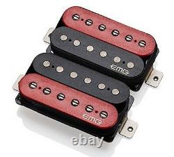 EMG Super 77 Retro Active Guitar Pickup Set Red/Black