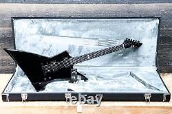 ESP E-II EX NT Black EMG Pickups Set-Thru Electric Guitar withCase #ES8951233