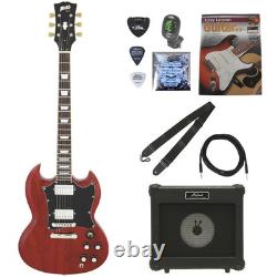 Electric Guitar Introduction Set Blitz Bsg-Std Wr With Aria Amplifier 9-Piece By