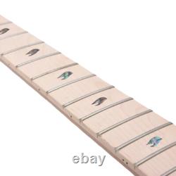 Electric Guitar Kit 22 Fret 24.75 Inch Semi-hollow Body Maple Fretboard Set in