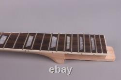 Electric Guitar Kit Mahogany Guitar Body Maple Cap 22Fret Trapezoid Inlay Set In