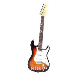 Electric Guitar Set Sunset Sycamore C-Shaped Neck Musical Instruments QUU