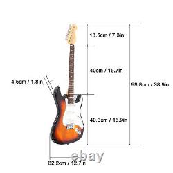 Electric Guitar Set Sunset Sycamore C-Shaped Neck Musical Instruments TTH