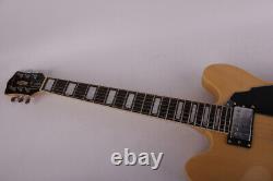 Electric guitar Rosewood Fingerboard Semi-Hollow Maple Top In Natural Color