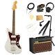 Electric Guitar Beginner Set Squier Classic Vibe 60s Jazzmaster Owt Lrl With Vox