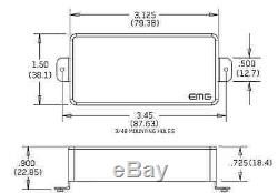 Emg 81-7h + 85-7h Red 7 String Active Solderless Humbucker Guitar Pickup Set