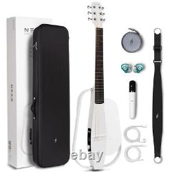 Enya Guitars NEXG WHT Smart Audio Guitar Silent Guitar Charging Stand Set