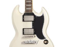 Epiphone 1961 Les Paul Sg Standard Aged Classic White Genuine Accessory Set Gi