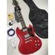 Epiphone Cherry Electric Guitar, Set Neck, Ideal For Beginners, New