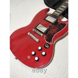 Epiphone Cherry Electric Guitar, Set Neck, Ideal for Beginners, New