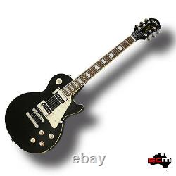 Epiphone Les Paul Classic Electric Guitar Ebony Gloss finish with Pro-SCM setup