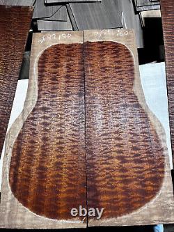 Exhibition pomelle quilted sapele tonewood guitar luthier set back sides