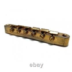 Faber Gold AGED Bridge + Tailpiece set, ABR-1, brass saddles