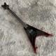 Factory Black 6 Strings Electric Guitar Set In Joint Floyd Rose Bridge 24frets