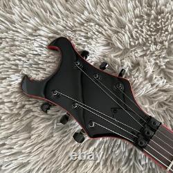 Factory Black 6 Strings Electric Guitar Set in Joint Floyd Rose Bridge 24Frets