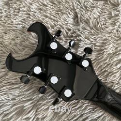 Factory Black 6 Strings Electric Guitar Set in Joint Floyd Rose Bridge 24Frets