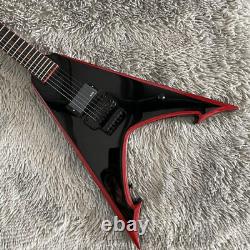 Factory Black 6 Strings Electric Guitar Set in Joint Floyd Rose Bridge 24Frets