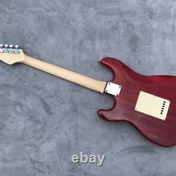 Factory Customization NewST Electric Guitar Set Transparent Red Single Swing