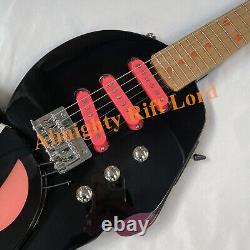 Factory Customized 6-string Black Cat Standard Electric Guitar Chrome Hardware