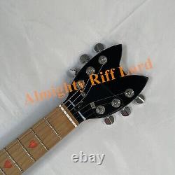 Factory Customized 6-string Black Cat Standard Electric Guitar Chrome Hardware