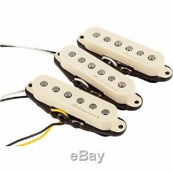 Fender Hot Noiseless Strat Electric Guitar Replacement Pickup Set 3 Aged White