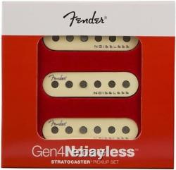 Fender Noiseless Stratocaster Single Coil Pickups Set Bundle with 12x Picks