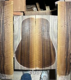 Fiddleback figured walnut tonewood guitar luthier set back sides AAAA