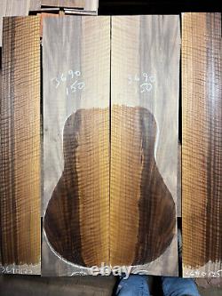 Fiddleback figured walnut tonewood guitar luthier set back sides AAAA