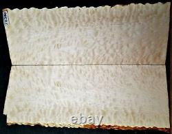 Figured Maple Wood 12330 Luthier 5A Quilted Guitar Top Set 22.5x 18x. 375