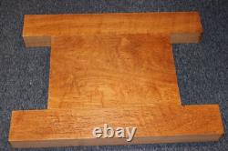 Figured genuine mahogany guitar back and side billets. Enough for 20 sets