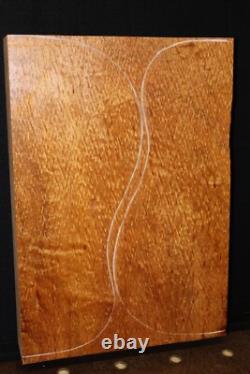 Figured genuine mahogany guitar back and side billets. Enough for 20 sets