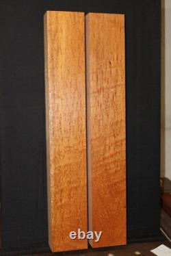 Figured genuine mahogany guitar back and side billets. Enough for 20 sets