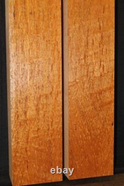 Figured genuine mahogany guitar back and side billets. Enough for 20 sets
