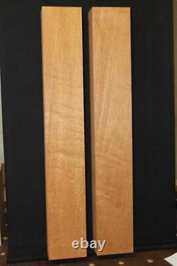 Figured genuine mahogany guitar back and side billets. Enough for 20 sets