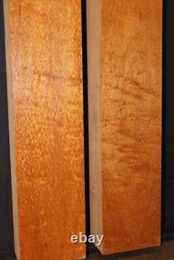 Figured genuine mahogany guitar back and side billets. Enough for 20 sets