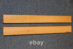 Figured genuine mahogany guitar back and side billets. Enough for 20 sets