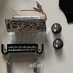 Firebird Semi Finish Electric Guitar Full Set Kits 6 Strings Chrome Hardware