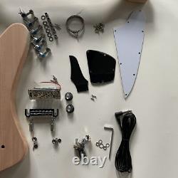 Firebird Semi Finish Electric Guitar Full Set Kits 6 Strings Chrome Hardware