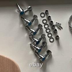 Firebird Semi Finish Electric Guitar Full Set Kits 6 Strings Chrome Hardware