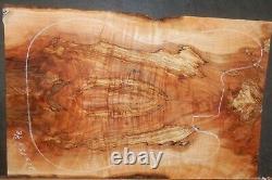 Flame Spalted Curly Maple Wood 10911 ARTIST GRADE 5A Wild BASS Guitar Top set