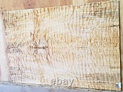 Flame Spalted Maple Wood 1110 Luthier 5A Electric Guitar Top Set 24x 16 x. 25