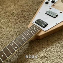 Flying V Electric Guitar DIY, With Full Set Of Accessories