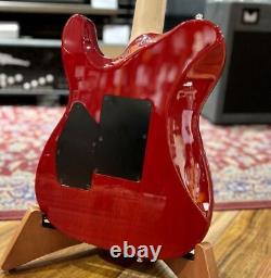 G-Life Guitars Cross Edge Quilt Top / Raspberry Red Burst (GLOSS) #GG9us