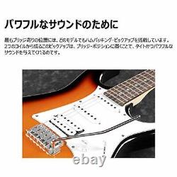 GIO Ibanez GRX40 Electric Guitar Accessory Set for Beginner Tri-Fade Burst